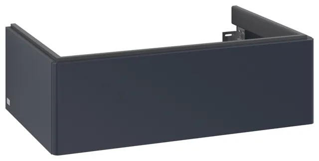 Villeroy & Boch Waschtischunterschrank für Schrankwaschtisch „Antao“ 788 × 256 × 496 mm Midnight Blue Matt Lacquer, für Becken mittig, mit Beleuchtung Villeroy & Boch Waschtischunterschrank für Schrankwaschtisch „Antao“ 788 × 256 × 496 mm Midnight Blue Matt Lacquer, für Becken mittig, mit Beleuchtung