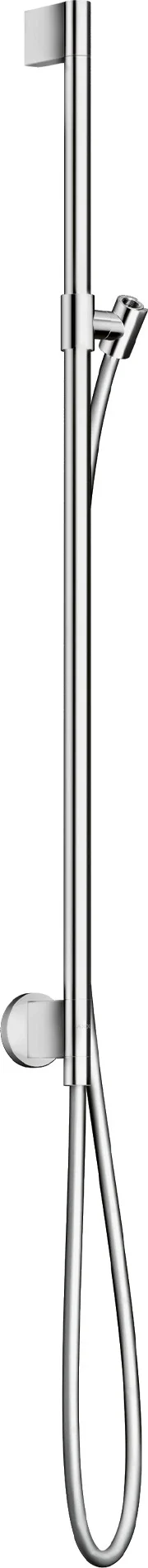 Hansgrohe AXOR One Brausestange mit Wandanschluss und Brauseschlauch, Chrom, Länge 965 mm, Bohrabstand 929 mm Hansgrohe AXOR One Brausestange mit Wandanschluss und Brauseschlauch, Chrom, Länge 965 mm, Bohrabstand 929 mm