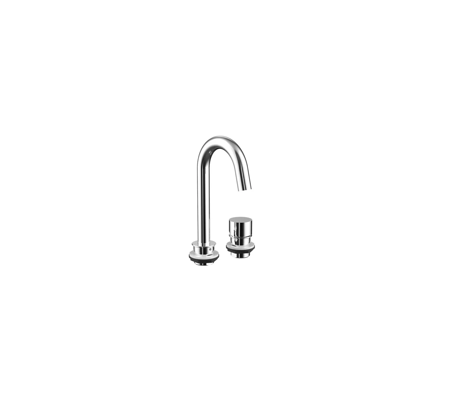 Waschtischarmatur evo, 2-Loch für Gäste-Waschtisch, chrom Waschtischarmatur evo, 2-Loch für Gäste-Waschtisch, chrom