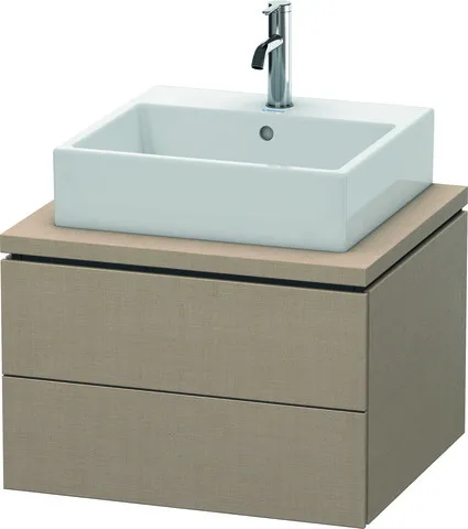 Duravit Waschtischunterschrank wandhängend „L-Cube“ 62 × 40 × 54,7 cm Leinen Duravit Waschtischunterschrank wandhängend „L-Cube“ 62 × 40 × 54,7 cm Leinen