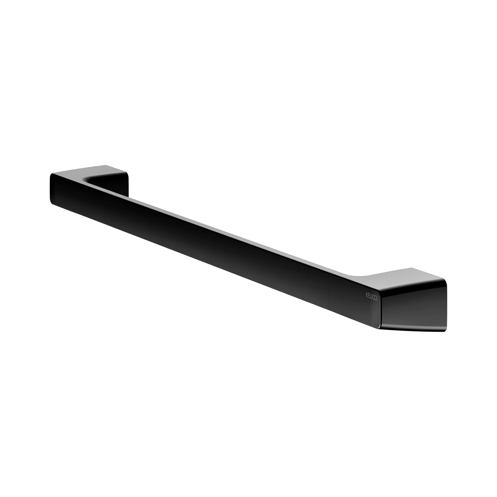 KEUCO AVENO Badetuchhalter 600 mm schwarz matt