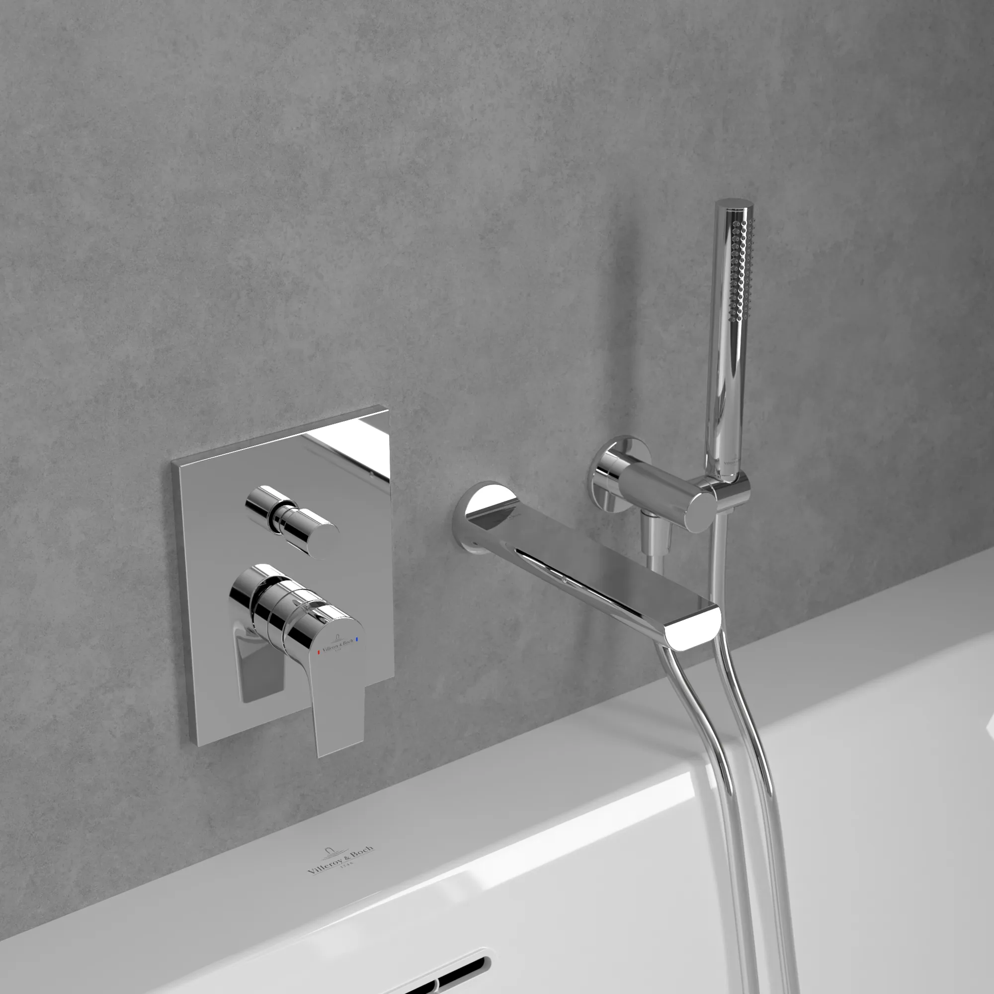 Einhand-Unterputz-Armatur „Liberty“ 5,7 cm in Chrom Einhand-Unterputz-Armatur „Liberty“ 5,7 cm in Chrom