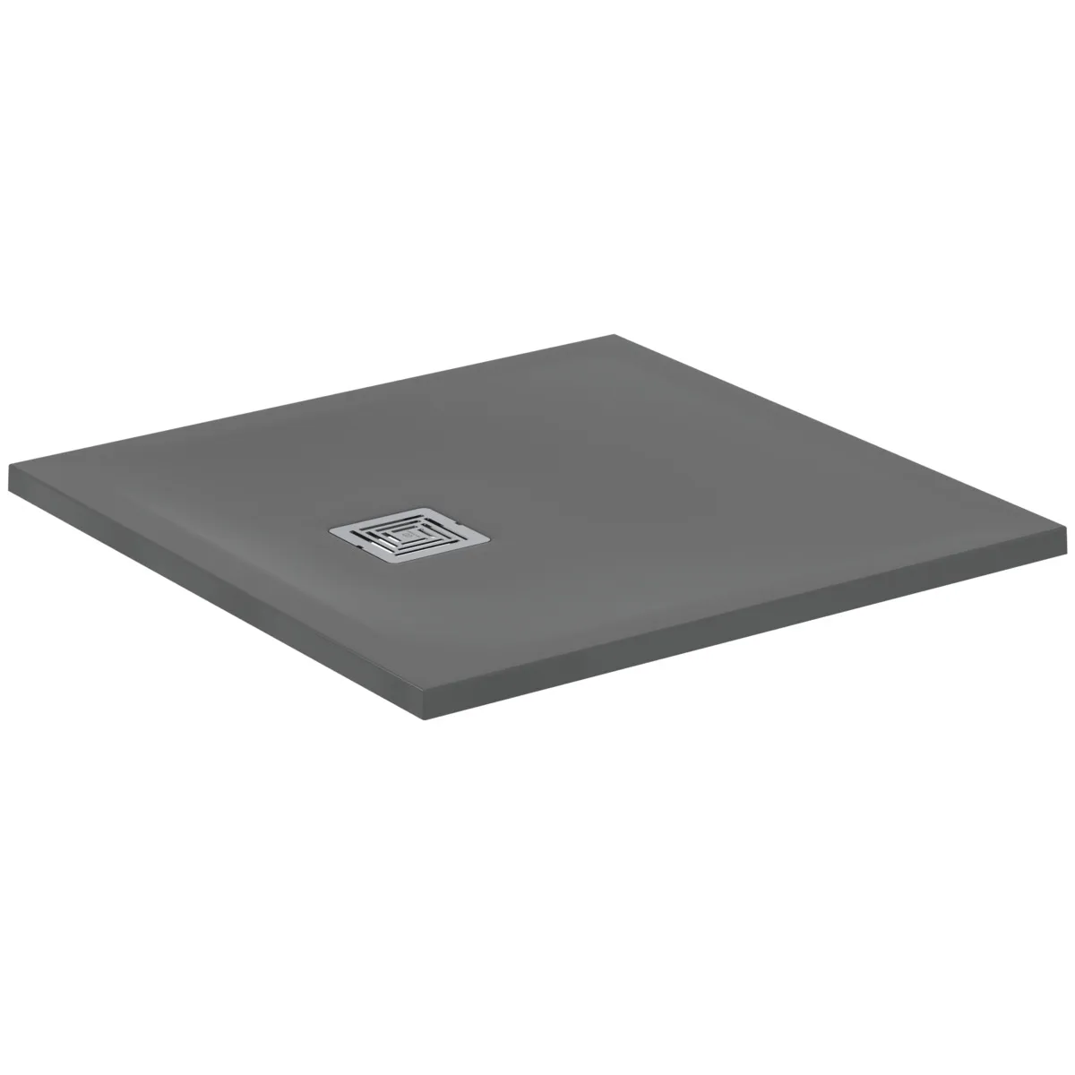 Ideal Standard Quadrat-Brausewanne Ultra Flat S +, 800x800 mm, 30 mm Höhe, Quarzgrau, Ablauf 25 cm Mitte/Seite Ideal Standard Quadrat-Brausewanne Ultra Flat S +, 800x800 mm, 30 mm Höhe, Quarzgrau, Ablauf 25 cm Mitte/Seite