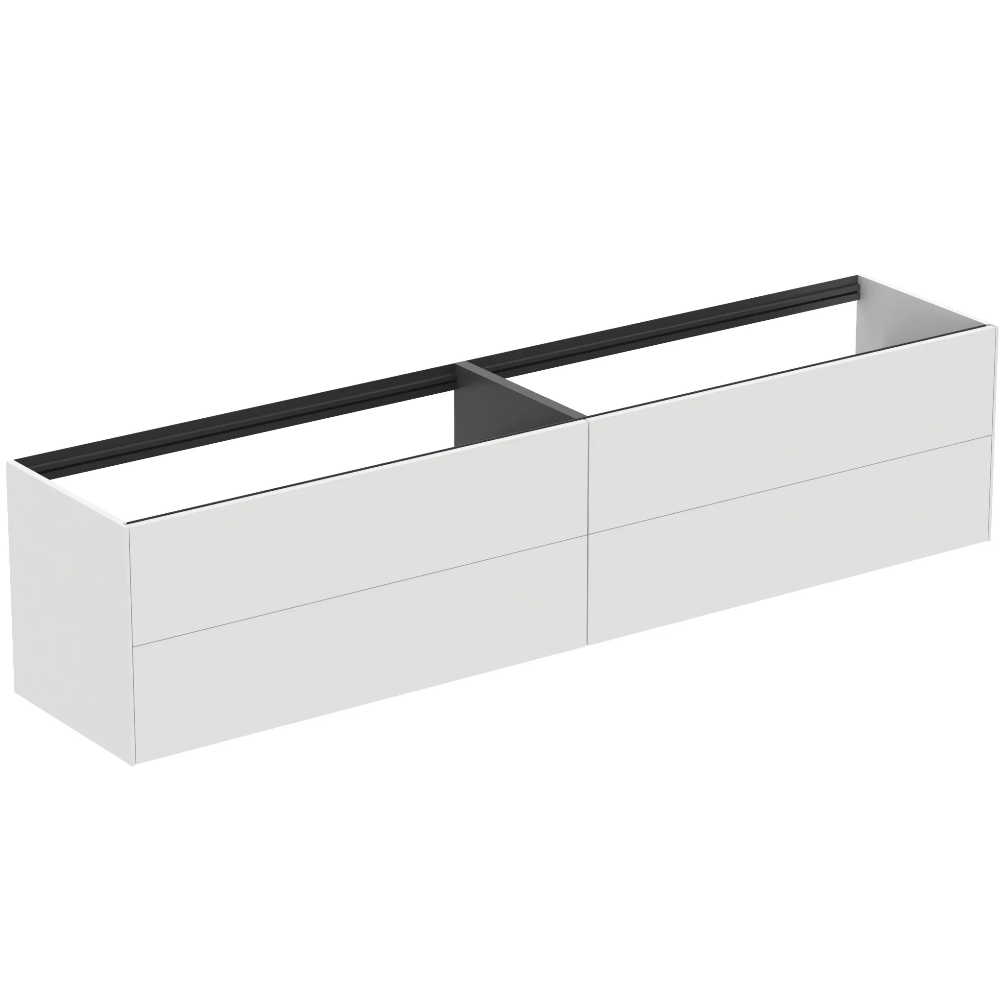 Ideal Standard Waschtischunterschrank „Conca“ 238,5 × 54 × 50,5 cm Weiß matt lackiert