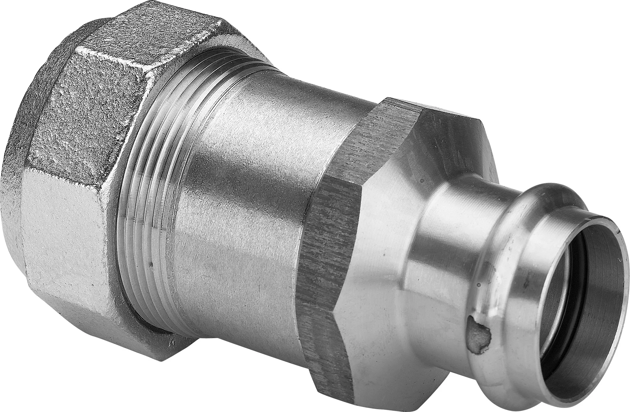 „Sanpress“ Verschraubung 28 mm × 1″ „Sanpress“ Verschraubung 28 mm × 1″