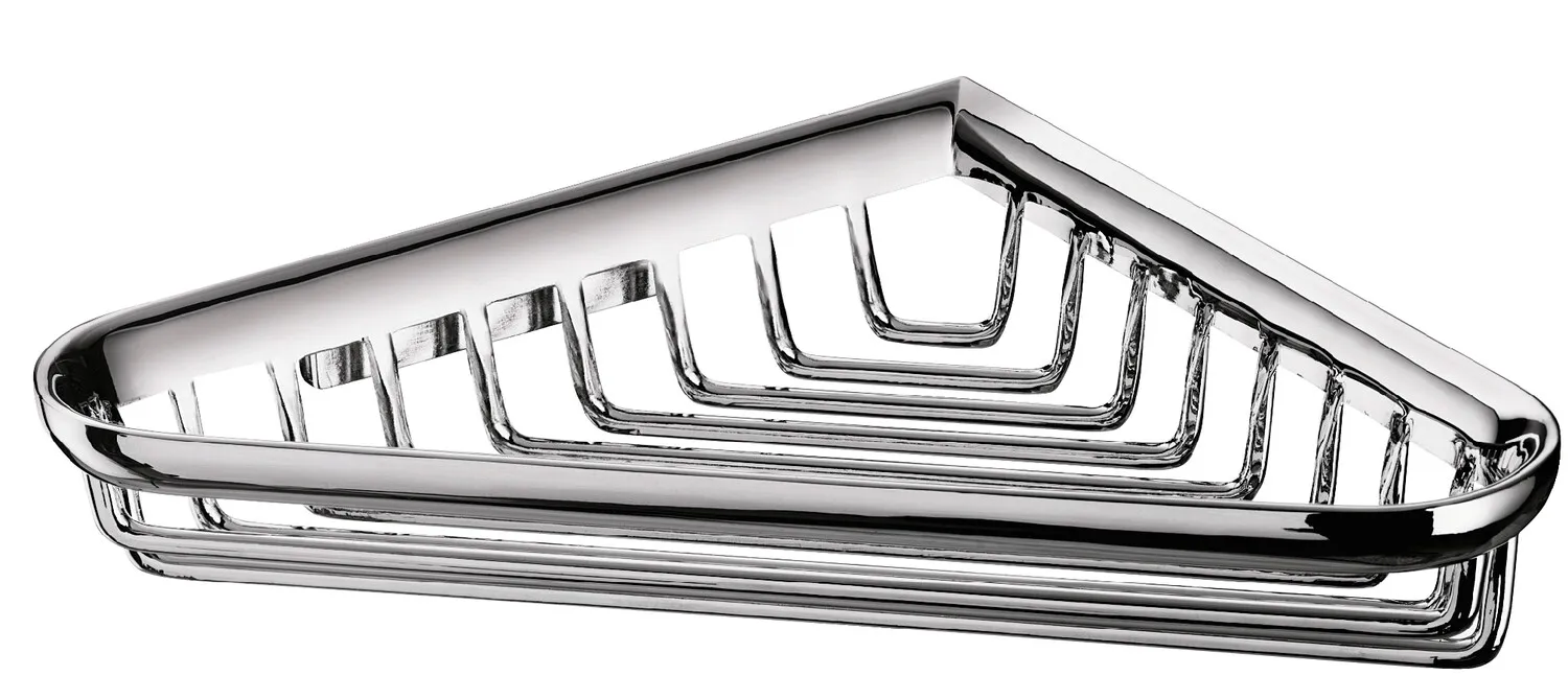 emco Eck-Schwammkorb „system 2“, Befestigung verdeckt 17,6 × 17,6 × 3,7 cm in chrom emco Eck-Schwammkorb „system 2“, Befestigung verdeckt 17,6 × 17,6 × 3,7 cm in chrom