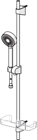 Gleitstangekombination „Basicjet“ in Chrom