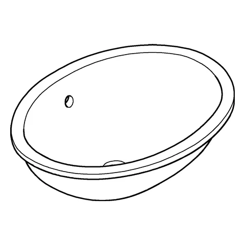 Grohe Unterbauwaschtisch Universal 39423, 560x420mm, alpinweiß Grohe Unterbauwaschtisch Universal 39423, 560x420mm, alpinweiß