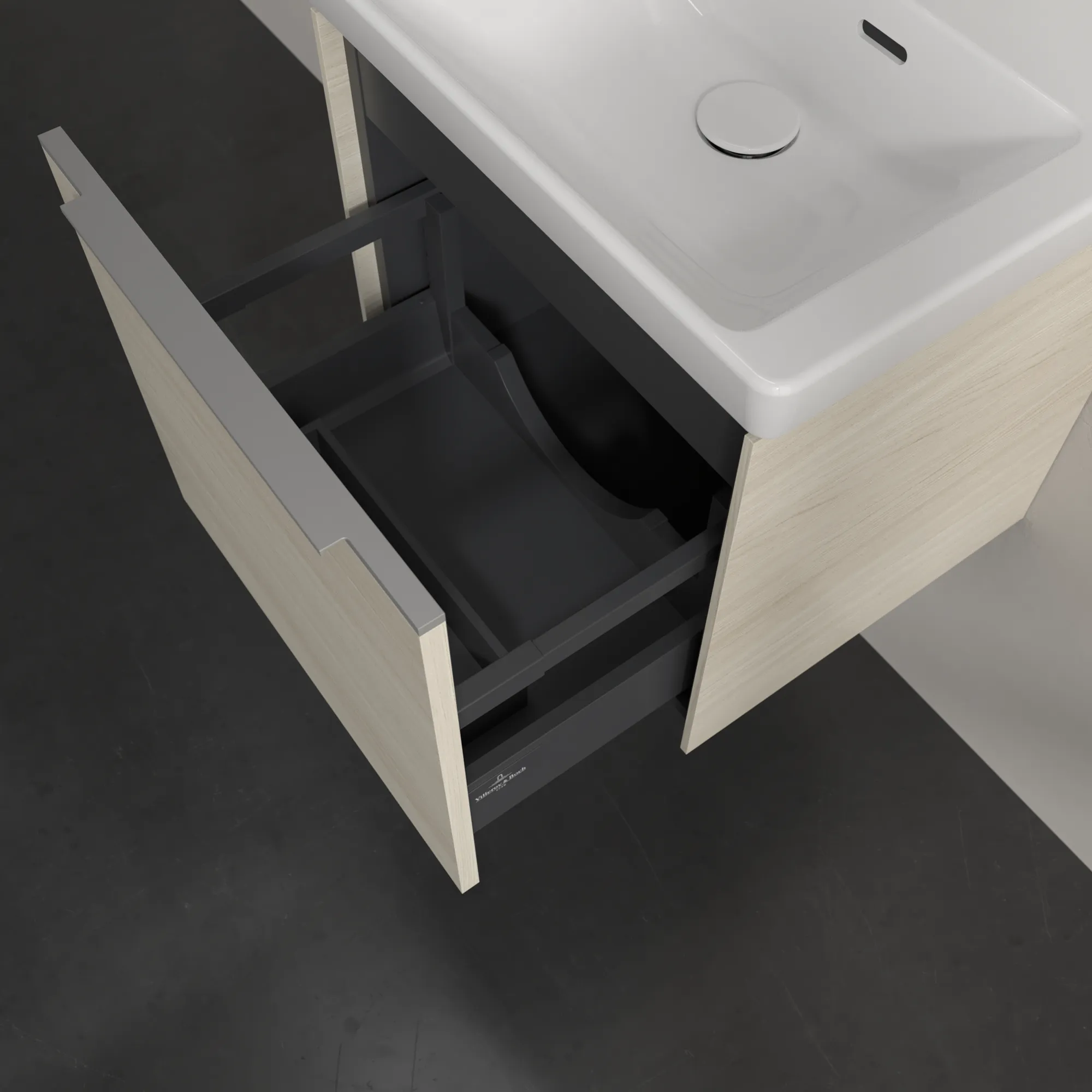 Villeroy & Boch Waschtischunterschrank „Subway 3.0“ für Schrankwaschtisch 473 × 429 × 408 mm White Oak, für Becken mittig Villeroy & Boch Waschtischunterschrank „Subway 3.0“ für Schrankwaschtisch 473 × 429 × 408 mm White Oak, für Becken mittig