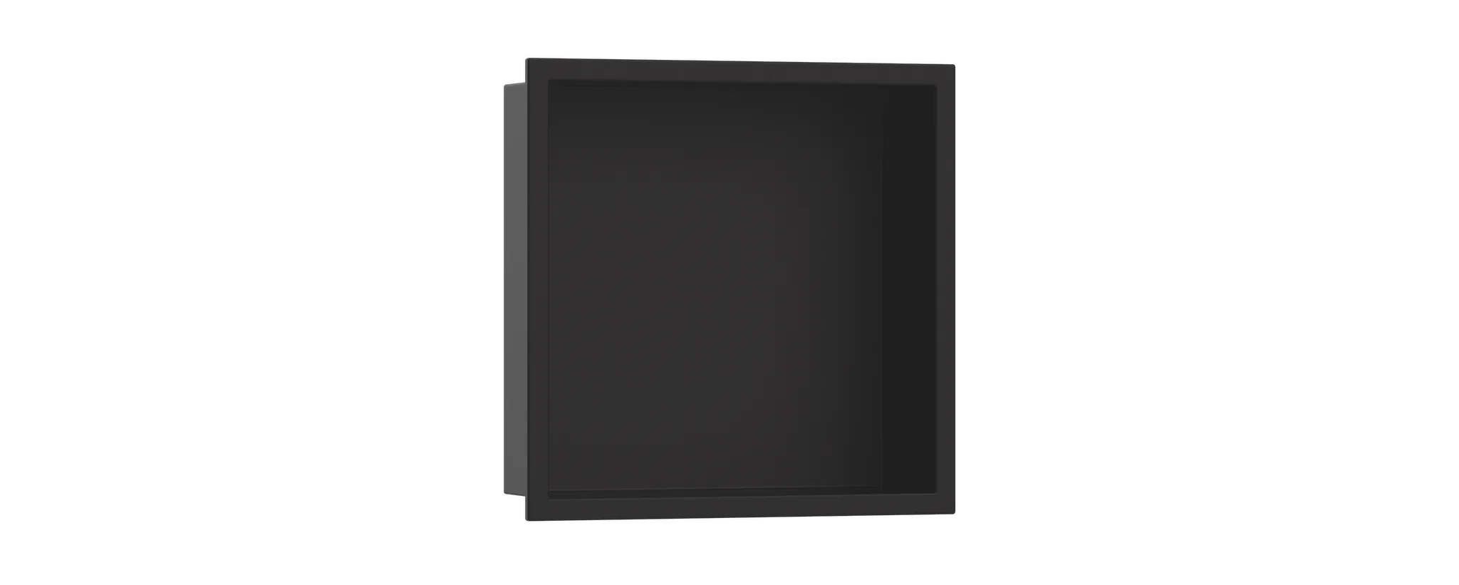 Hansgrohe XtraStoris Original Wandnische mit Rahmen 300/300/100, Mattschwarz