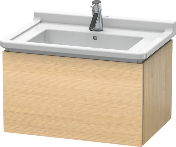 Duravit Waschtischunterschrank wandhängend „L-Cube“ 67 × 40,8 × 46,9 cm Mediterrane Eiche Duravit Waschtischunterschrank wandhängend „L-Cube“ 67 × 40,8 × 46,9 cm Mediterrane Eiche