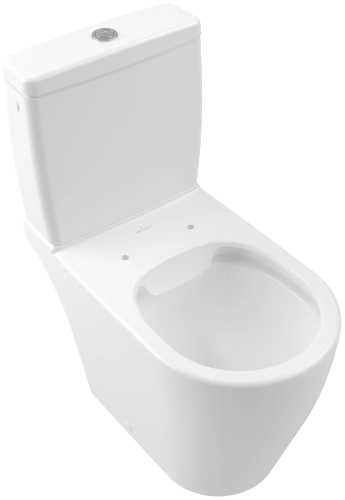 Villeroy & Boch Avento Tiefspül-WC spülrandlos 370x640mm Oval bodenstehend Abgang waagerecht