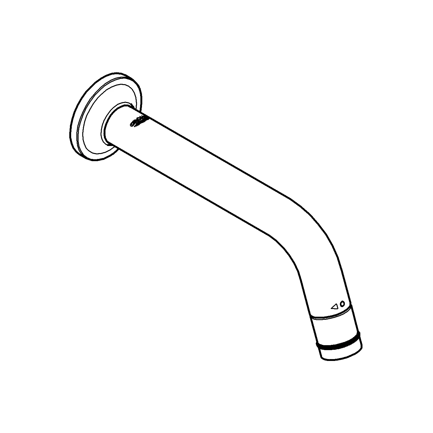 Universal Waschtisch-Wandauslaufventil 20203, Ausladung 185 mm, chrom Universal Waschtisch-Wandauslaufventil 20203, Ausladung 185 mm, chrom