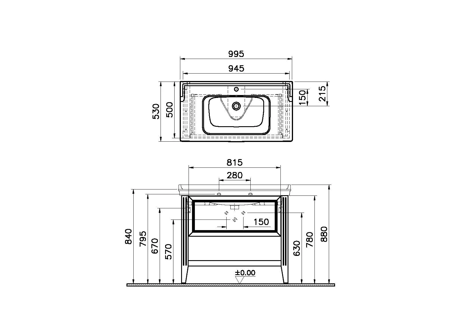 Valarte Set 100 cm Möbelwaschtisch + Waschtischunterschrank 1 Vollauszug Grau Matt Valarte Set 100 cm Möbelwaschtisch + Waschtischunterschrank 1 Vollauszug Grau Matt
