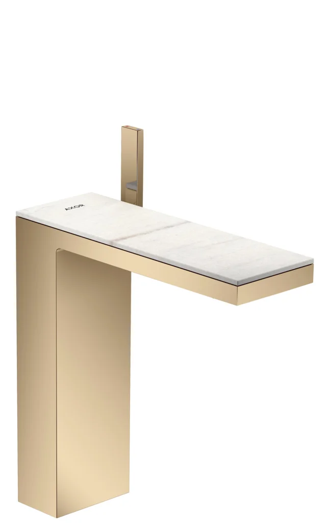 Hansgrohe AXOR MyEdition Platte 245 mm Marmor Lasa Covelano Vena Oro abnehmbar