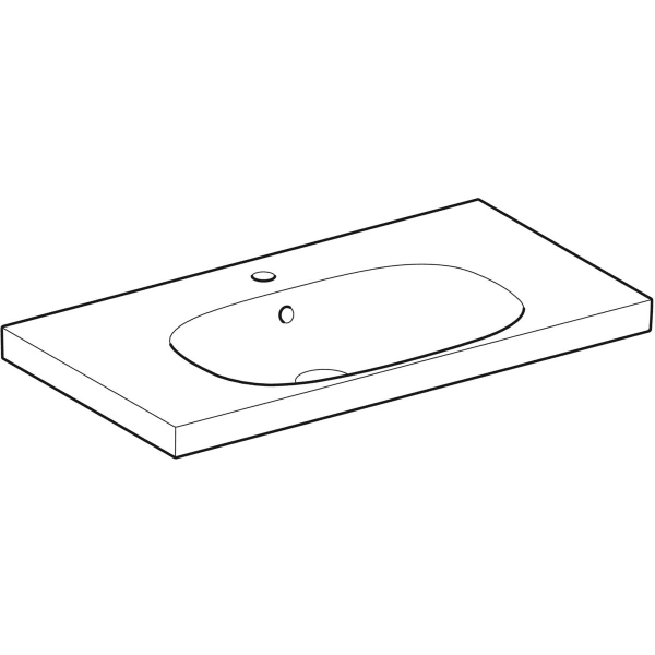 Wandwaschtisch mit Ablagefläche „Acanto“, rechteckig, Ablagefläche links und rechts 90 × 48,2 cm in weiß alpin Wandwaschtisch mit Ablagefläche „Acanto“, rechteckig, Ablagefläche links und rechts 90 × 48,2 cm in weiß alpin