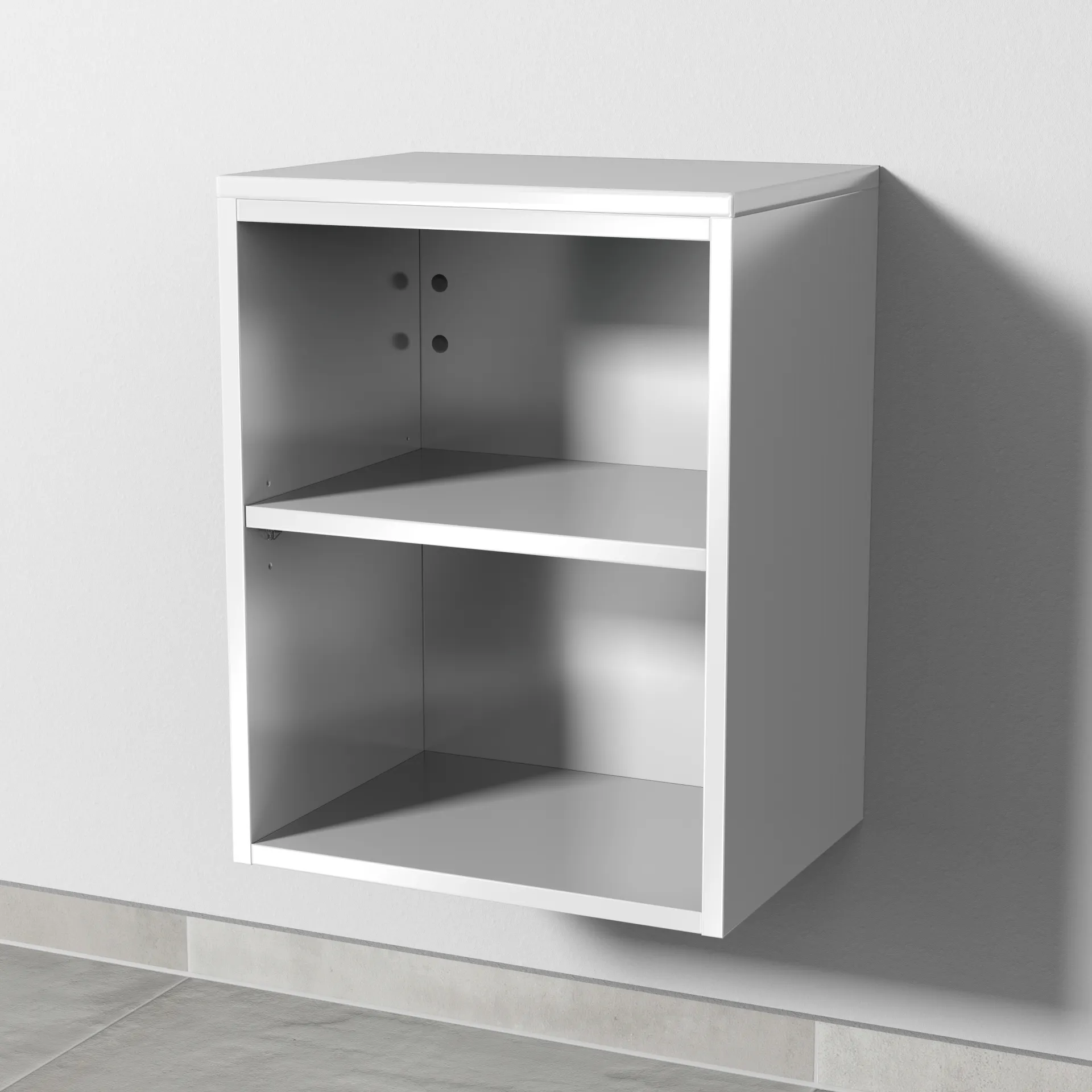 Sanipa Anbauregal „2morrow“ 400 × 504 × 309 mm in Weiß (glanz)