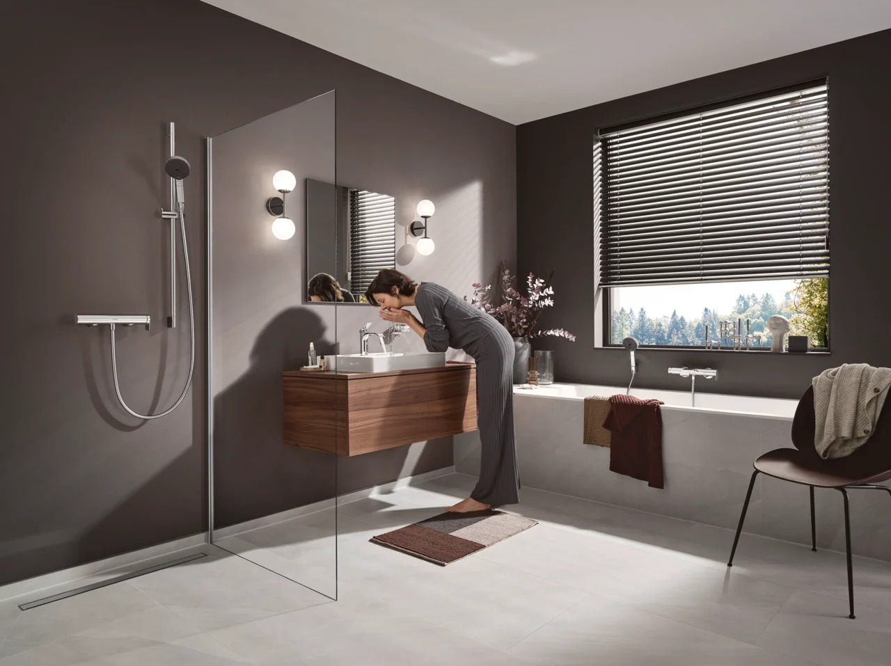 Hansgrohe RainDrain Match Duschrinne 800 mm mit höhenverstellbarem Rahmen, Edelstahl gebürstet Hansgrohe RainDrain Match Duschrinne 800 mm mit höhenverstellbarem Rahmen, Edelstahl gebürstet
