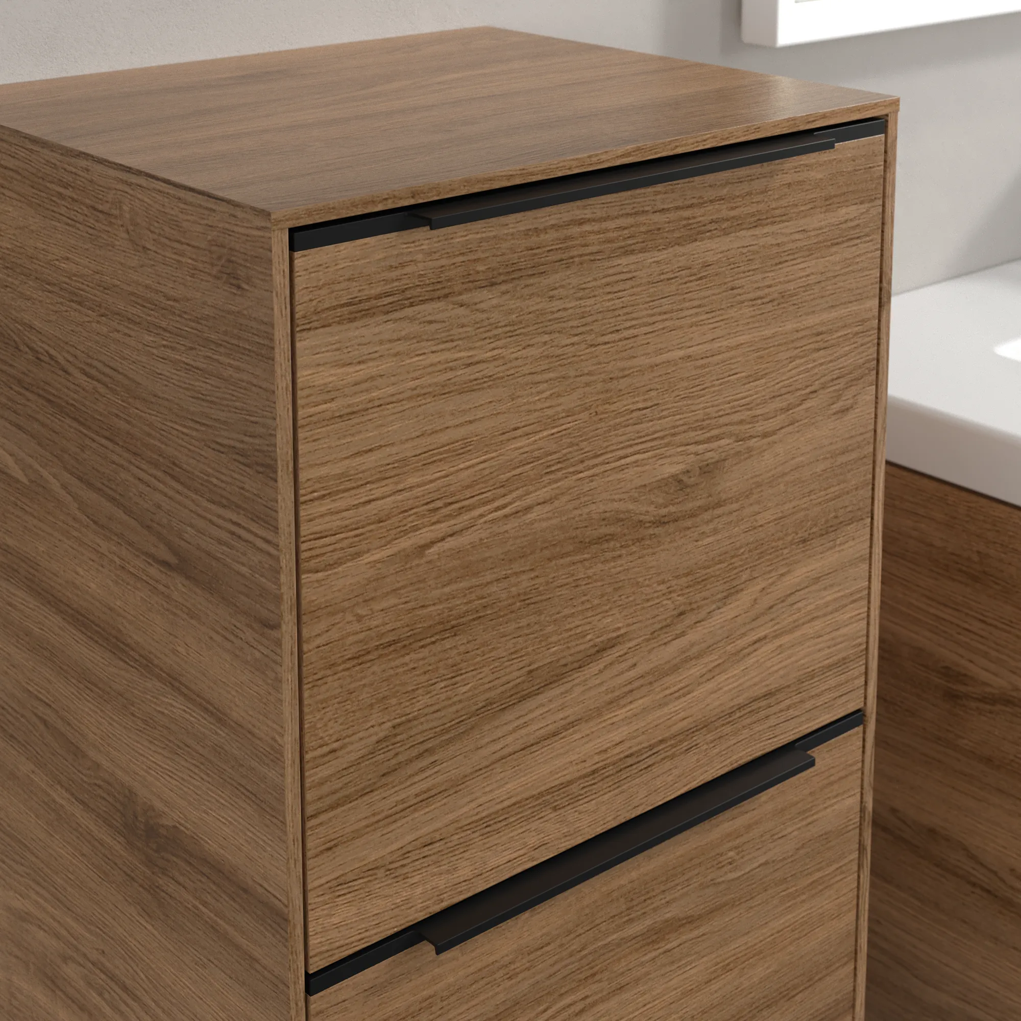 Villeroy & Boch Seitenschrank „Subway 3.0“ 40 × 86 × 36,2 × 36,2 cm 1 Auszug, 1 Tür, Anschlag (Scharnier) links, 1 Tür, Anschlag links Villeroy & Boch Seitenschrank „Subway 3.0“ 40 × 86 × 36,2 × 36,2 cm 1 Auszug, 1 Tür, Anschlag (Scharnier) links, 1 Tür, Anschlag links