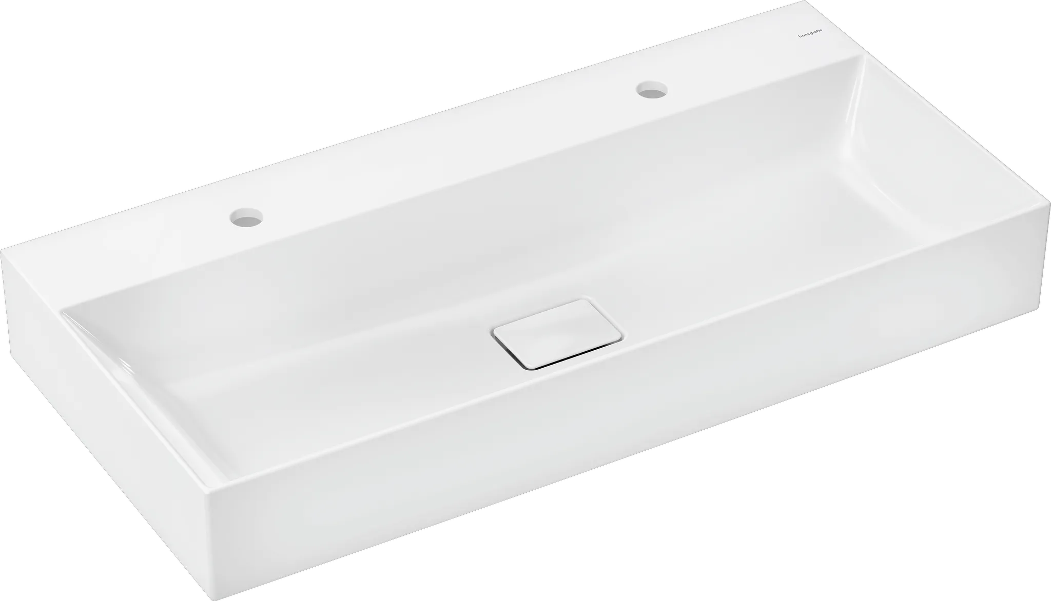 Hansgrohe Xevolos E Waschtisch 1000⁄480 mit 2 Hahnlöchern, SmartClean, Weiß Hansgrohe Xevolos E Waschtisch 1000⁄480 mit 2 Hahnlöchern, SmartClean, Weiß