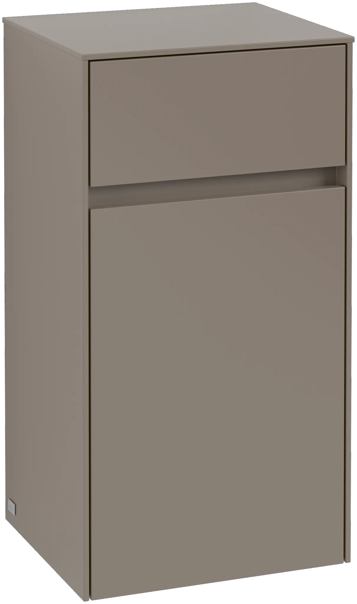 Villeroy & Boch Seitenschrank „Collaro“ 1 Tür, 1 Auszug / Schublade 40,4 × 74,8 × 34,9 cm 1 Tür, Anschlag (Scharnier) links, 1 Auszug / Schublade Villeroy & Boch Seitenschrank „Collaro“ 1 Tür, 1 Auszug / Schublade 40,4 × 74,8 × 34,9 cm 1 Tür, Anschlag (Scharnier) links, 1 Auszug / Schublade