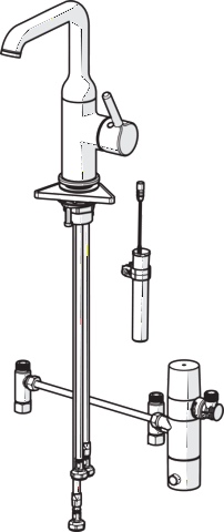 Waschtischarmatur „Vantis Style“ Ausladung 147 mm in Chrom Waschtischarmatur „Vantis Style“ Ausladung 147 mm in Chrom