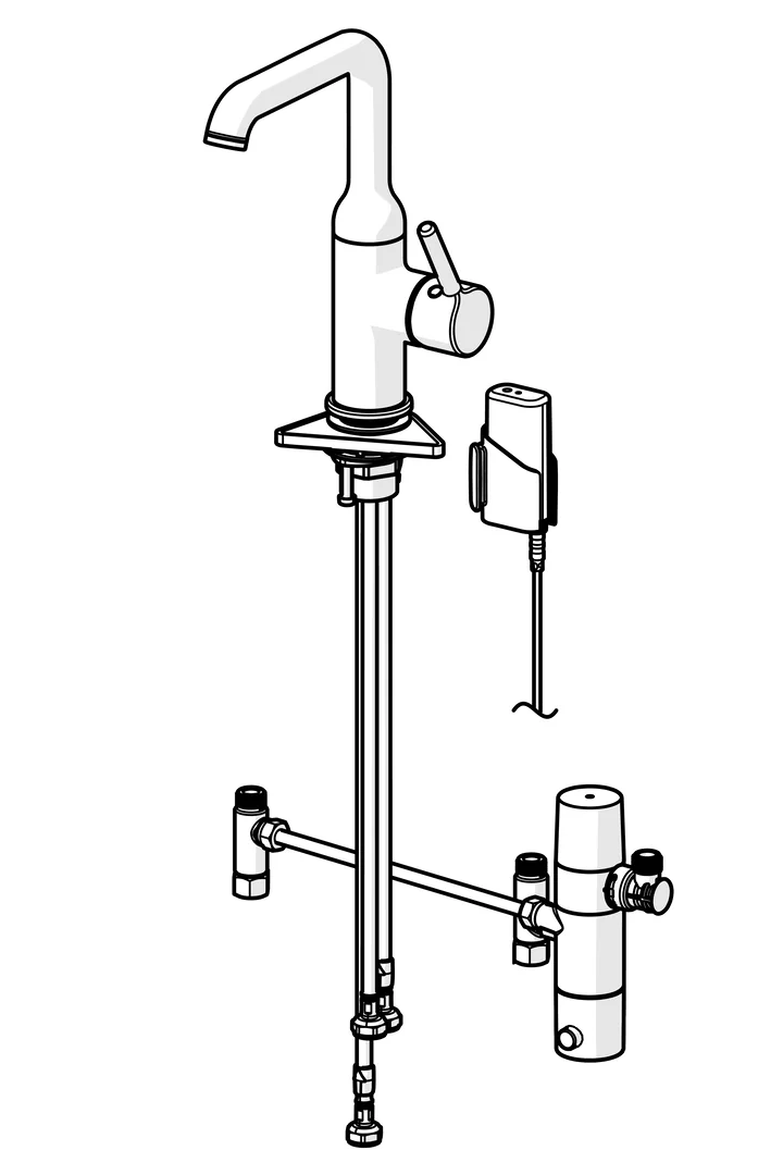 EHM WT-Batt. HansaVANTIS Style 5460 3V, Bluetooth Ausld. 147 mm chr EHM WT-Batt. HansaVANTIS Style 5460 3V, Bluetooth Ausld. 147 mm chr