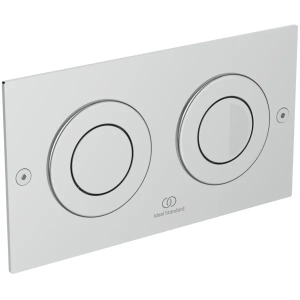 Ideal Standard Septa Pro Betätigungsplatte P2, pneumatisch, Edelstahl poliert Ideal Standard Septa Pro Betätigungsplatte P2, pneumatisch, Edelstahl poliert