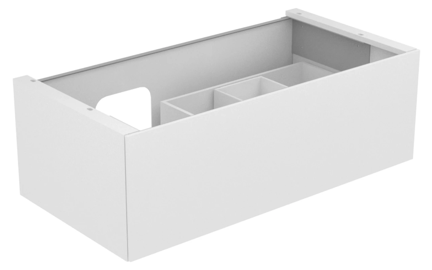 KEUCO Waschtischunterschrank mit Auszug „Edition 11“ Cashmere (Glas), Cashmere (Lack, seidenmatt), Becken links, mit Beleuchtung 1050 × 350 × 535 mm KEUCO Waschtischunterschrank mit Auszug „Edition 11“ Cashmere (Glas), Cashmere (Lack, seidenmatt), Becken links, mit Beleuchtung 1050 × 350 × 535 mm