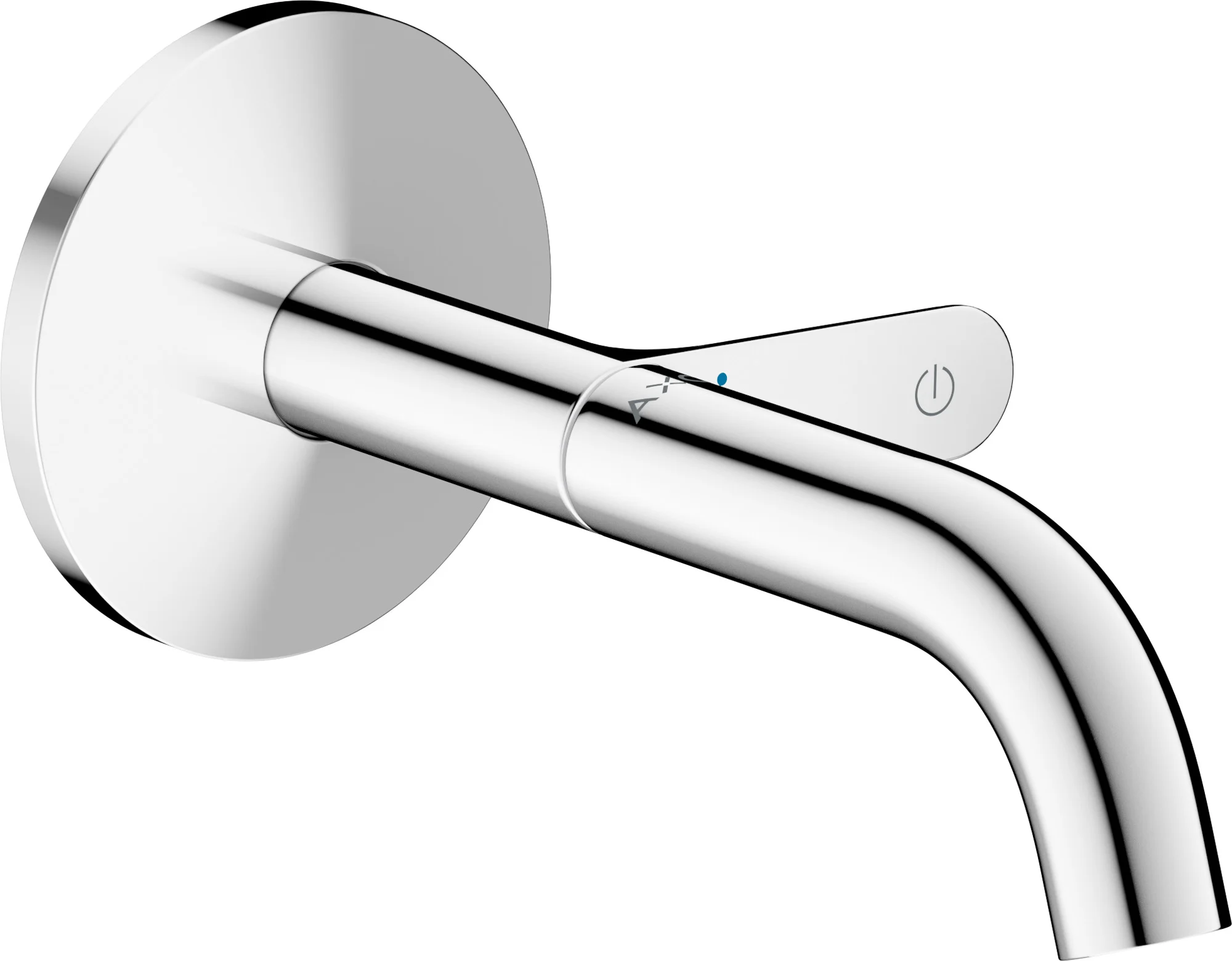 Hansgrohe AXOR One Waschtischmischer Unterputz Wandmontage Select chrom 160 mm Ausladung Normalstrahl 5 l/min Durchflussmenge