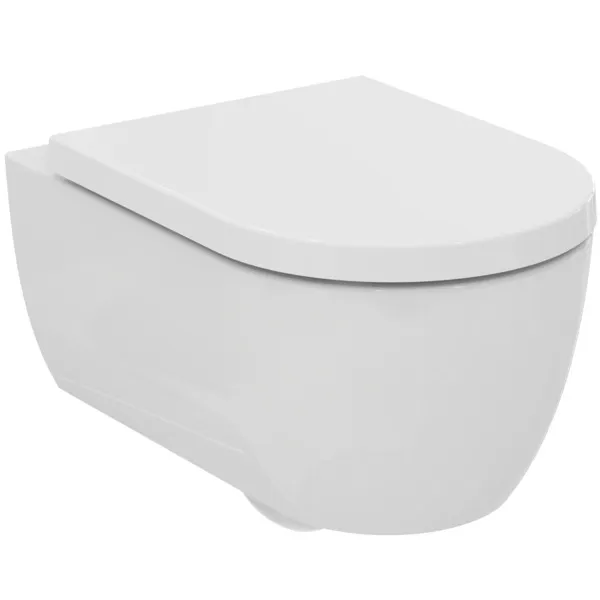 WC-Paket Blend Curve WC Randlos mit WC-Sitz Softclosing 360x540x375mm Weiß