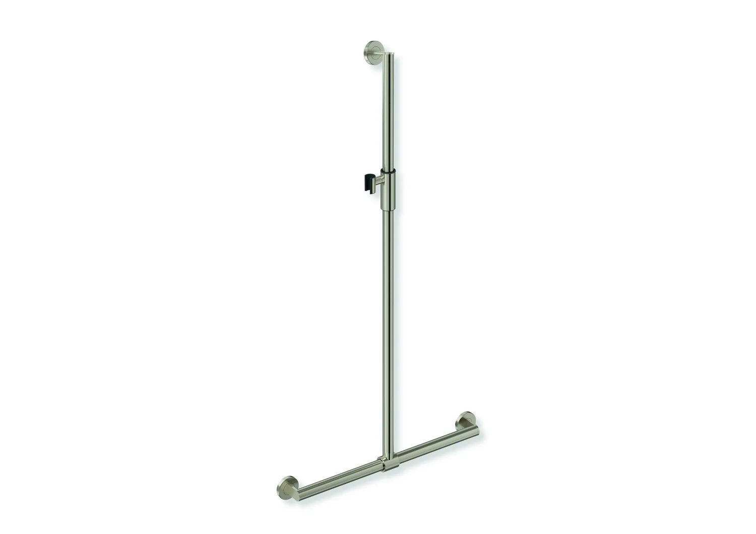 HEWI Duschhandlauf System 900 PG93, Edelstahl PVD, magnetischer Brausehalter, 1250 mm