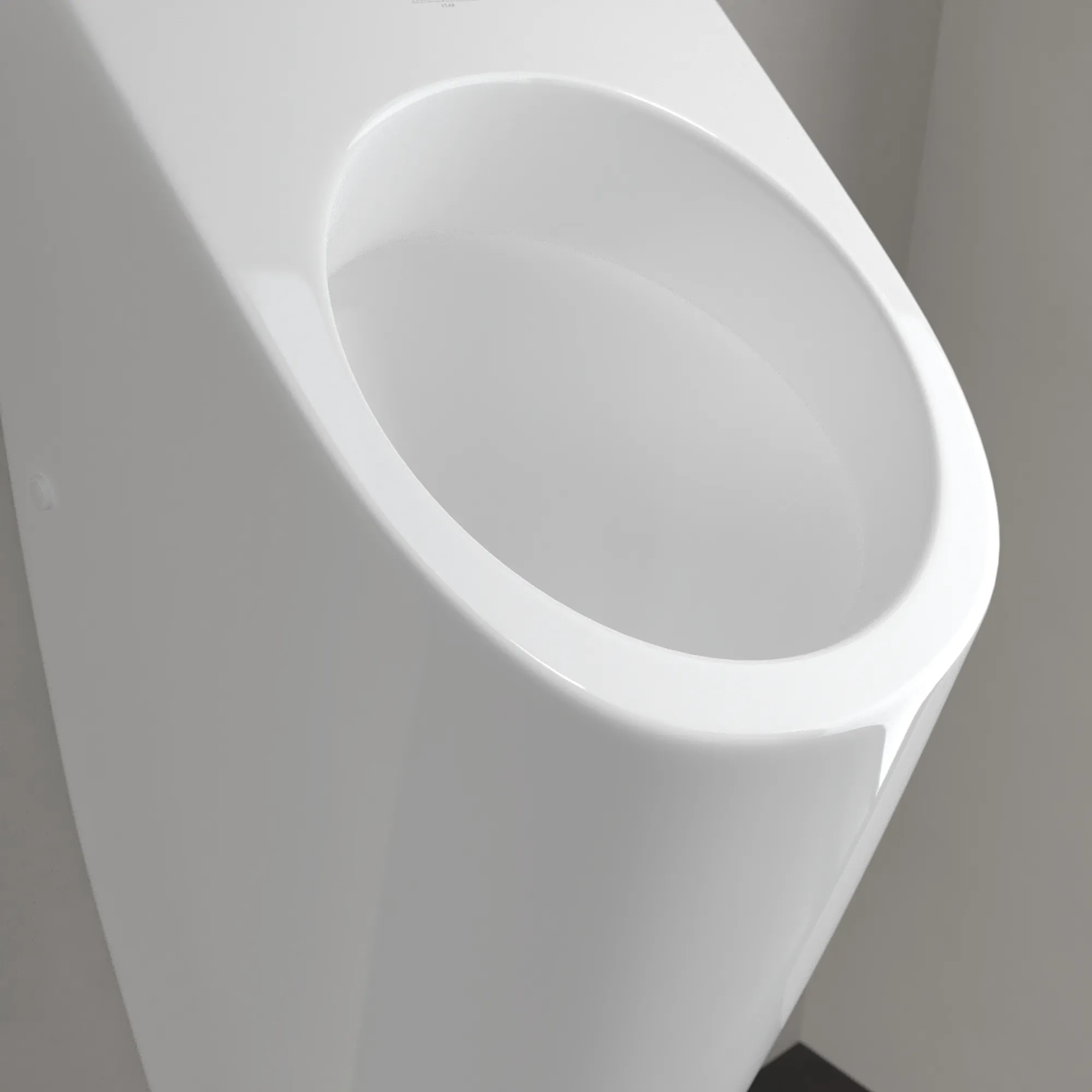 Villeroy & Boch Absaug-Urinal Architectura 558605, oval, weiß Alpin, 325 x 355 mm, Höhe 680 mm, verdeckter Ablauf und Zulauf Villeroy & Boch Absaug-Urinal Architectura 558605, oval, weiß Alpin, 325 x 355 mm, Höhe 680 mm, verdeckter Ablauf und Zulauf