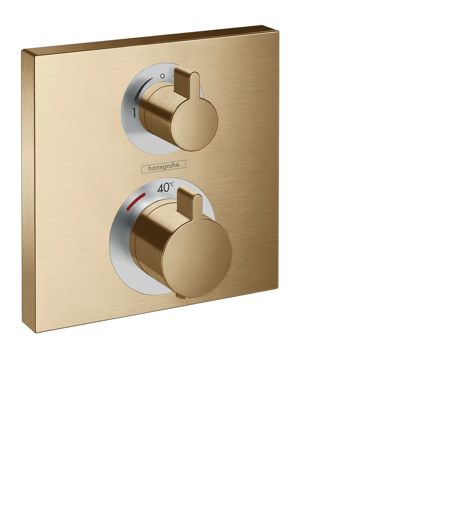 Thermostat Unterputz Ecostat Square Fertigset 2 Verbraucher chrom Thermostat Unterputz Ecostat Square Fertigset 2 Verbraucher chrom