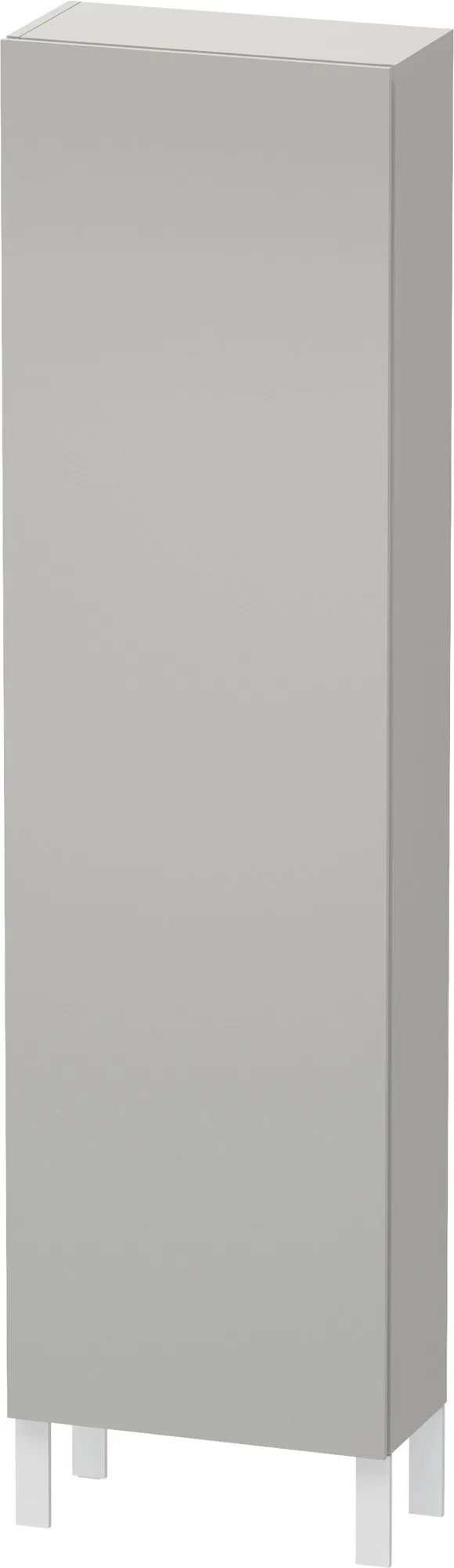 Duravit Hochschrank „L-Cube“ 50 × 176 × 24,3 cm Betongrau Matt