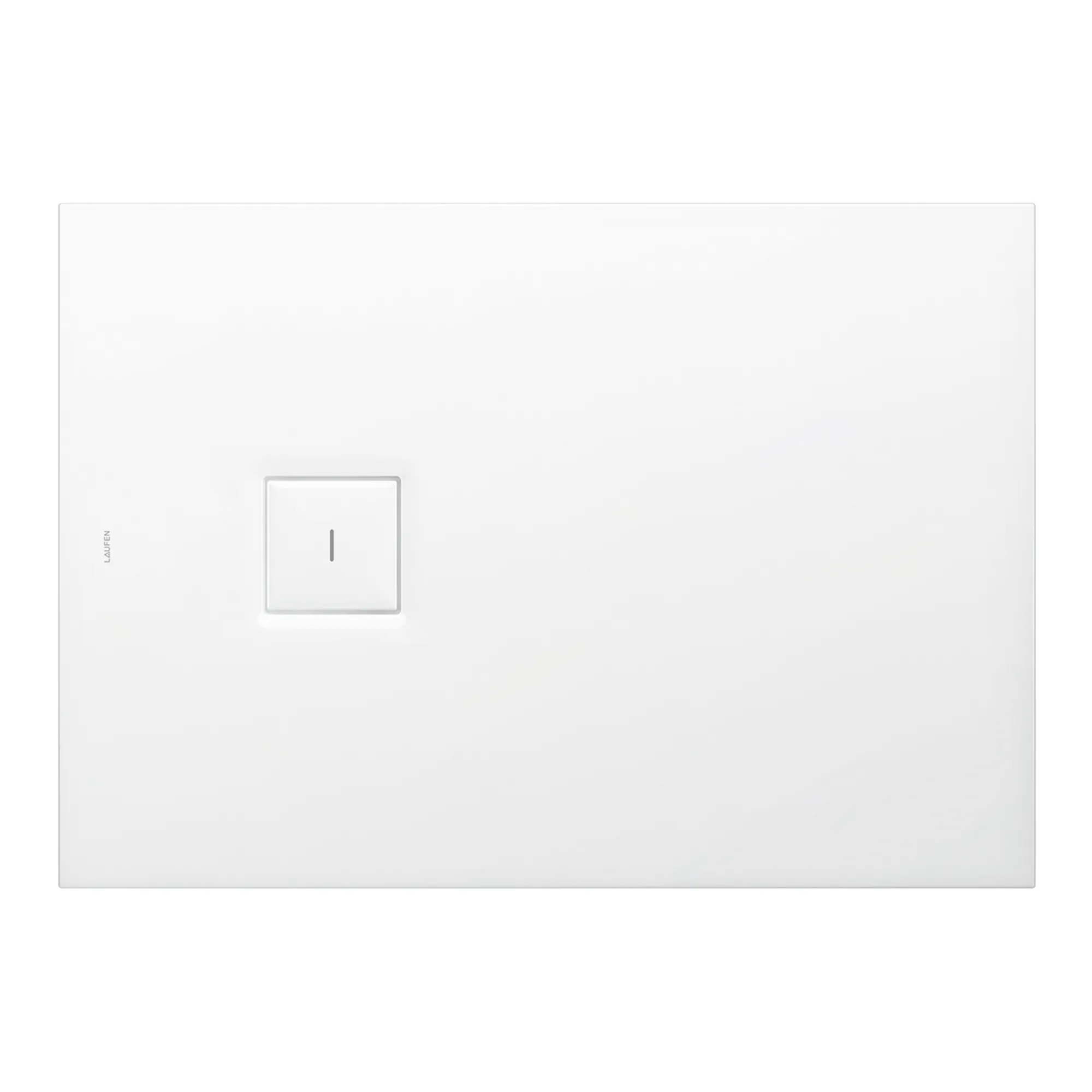 Laufen Duschwanne „SOLUTIONS“ 1000 × 700 mm ohne Oberflächenbeschichtung, ohne Oberflächenveredelung, in Weiß
