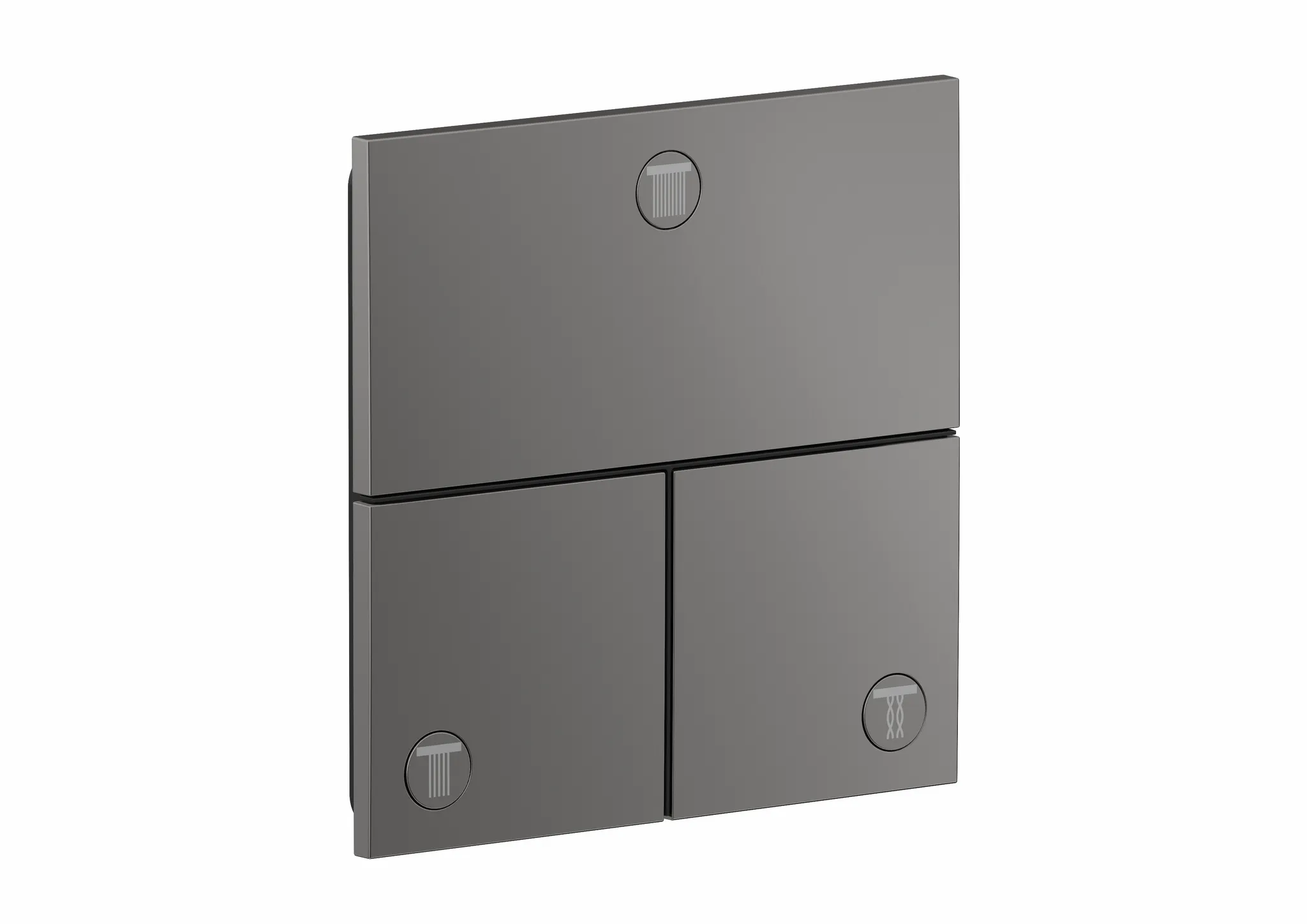 Hansgrohe AXOR ShowerSelect ID Absperrventil Unterputz eckig, 3 Verbraucher, Polished Black Chrome Hansgrohe AXOR ShowerSelect ID Absperrventil Unterputz eckig, 3 Verbraucher, Polished Black Chrome