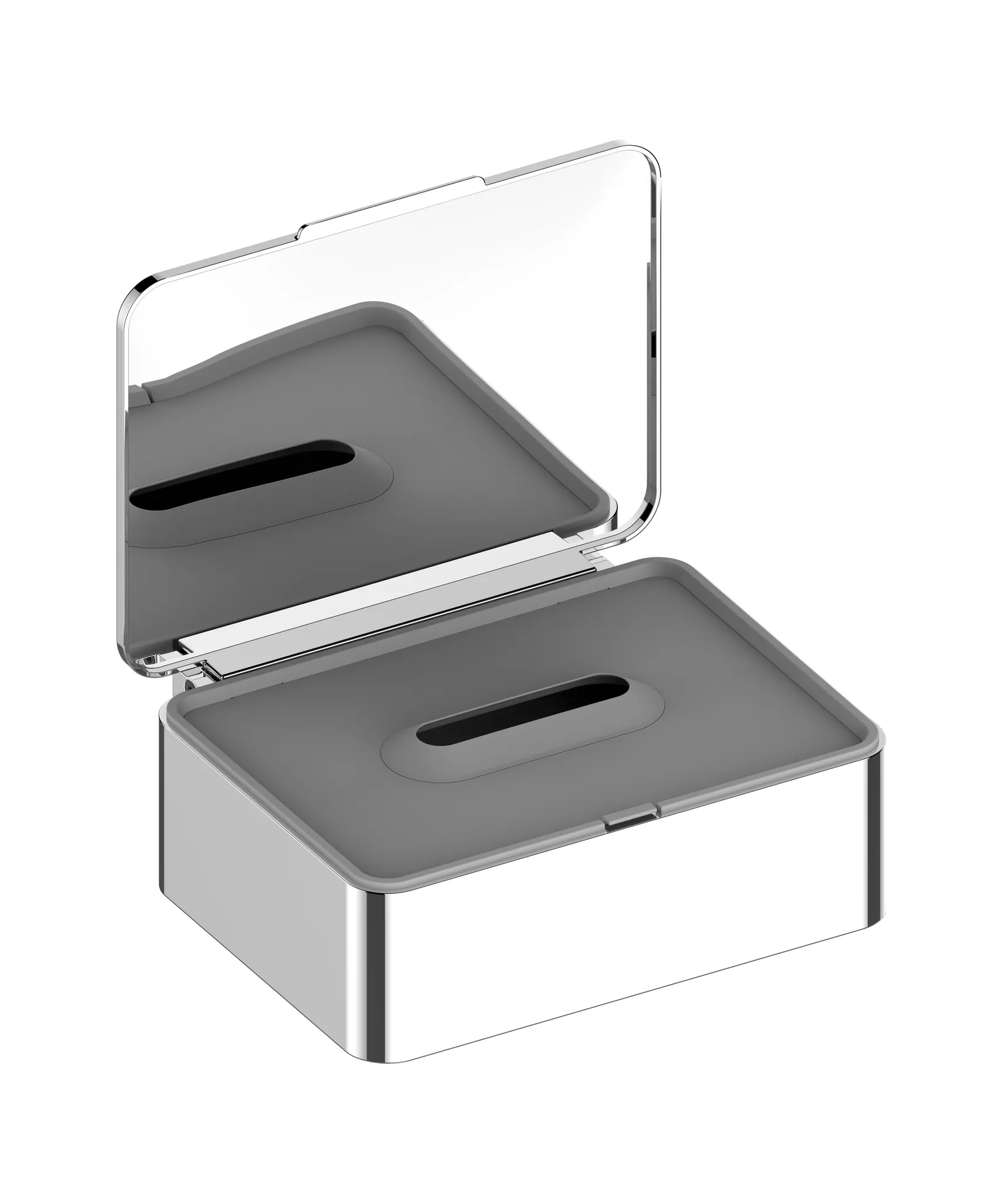 Plan 14967010001 Feuchtpapierbox verchromt Plan 14967010001 Feuchtpapierbox verchromt