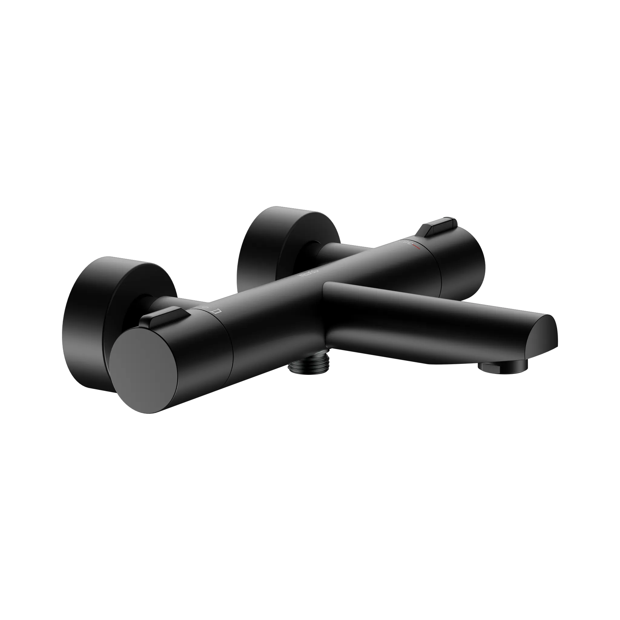 Plan blue Thermostat-Wannenarmatur Aufputz schwarz matt Plan blue Thermostat-Wannenarmatur Aufputz schwarz matt