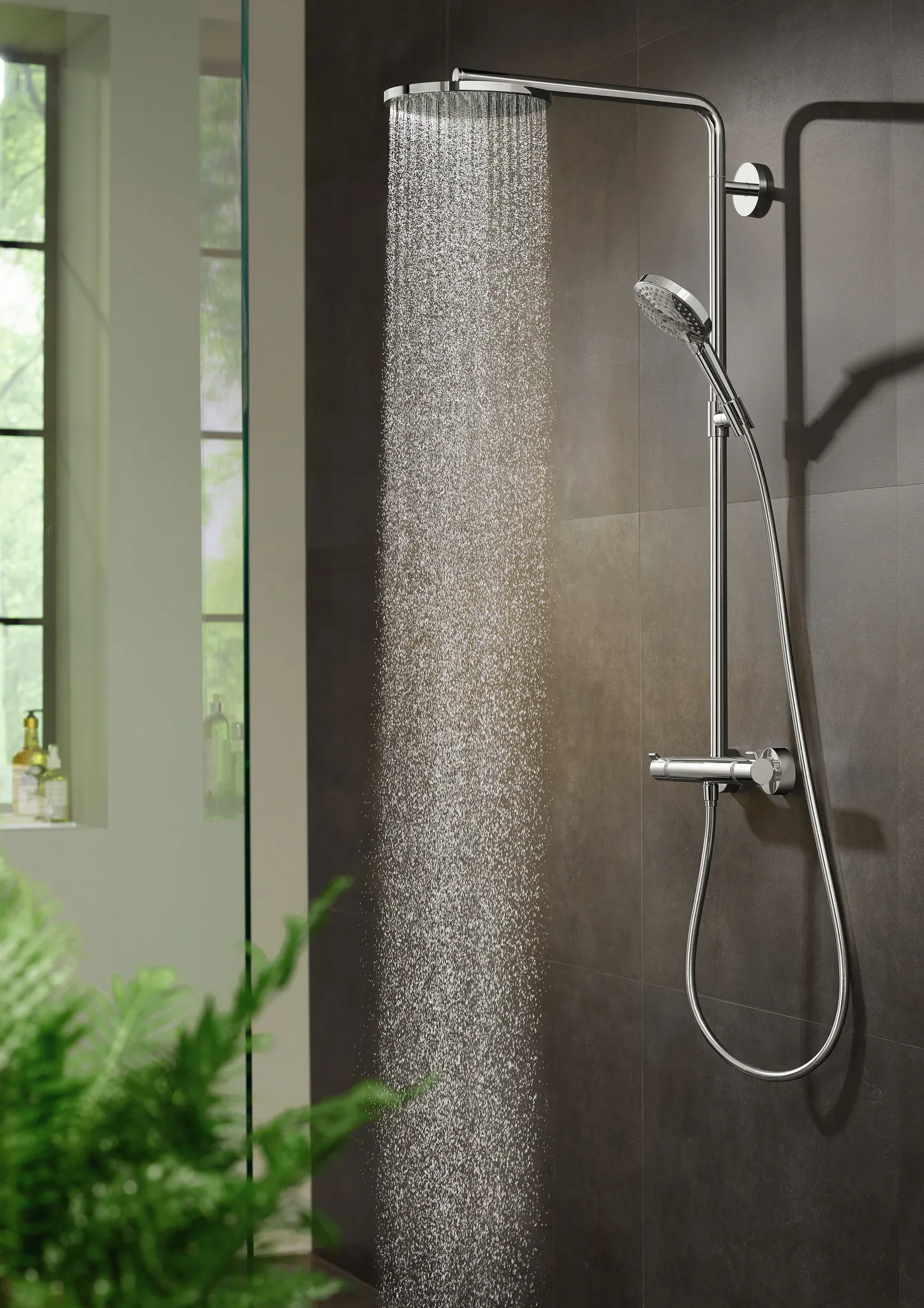 Showerpipe Raindance Select S 240 1jet PowderRain chrom Showerpipe Raindance Select S 240 1jet PowderRain chrom