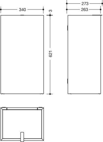 HEWI Papierabfallbehälter pulverbeschichtet „System 900“ 34 × 62 × 26,3 cm in Dunkelgrau tiefmatt HEWI Papierabfallbehälter pulverbeschichtet „System 900“ 34 × 62 × 26,3 cm in Dunkelgrau tiefmatt