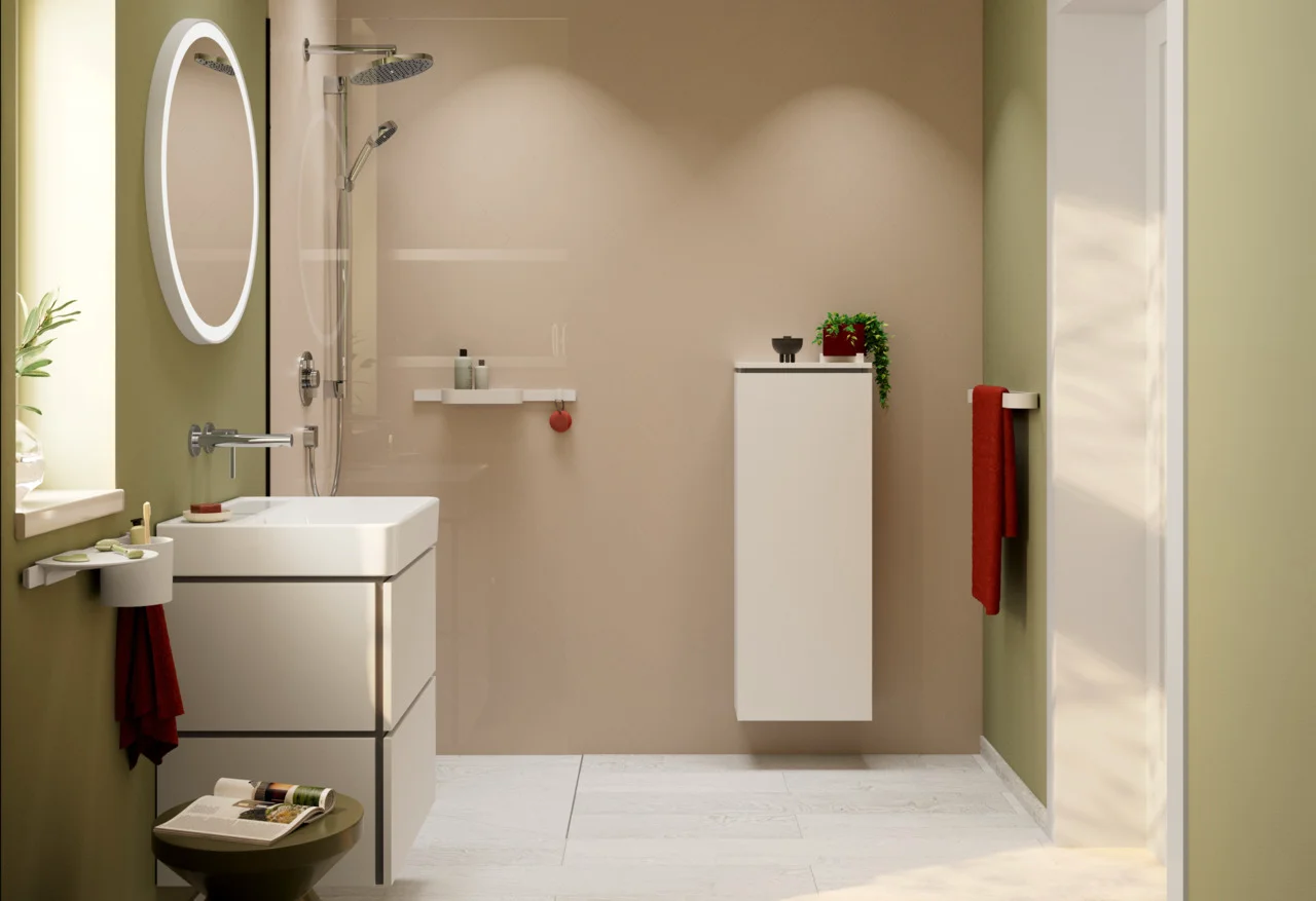 Hansgrohe Xanuia Q Waschtisch 600x480 mm, glänzend, wandhängend, mit Überlauf, ohne Hahnloch