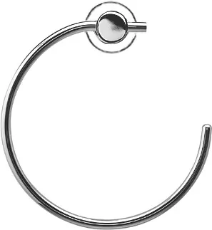 Duravit Handtuchring „D-Code“, Befestigung sichtbar 16,9 × 18,2 × 6,7 cm in chrom Duravit Handtuchring „D-Code“, Befestigung sichtbar 16,9 × 18,2 × 6,7 cm in chrom