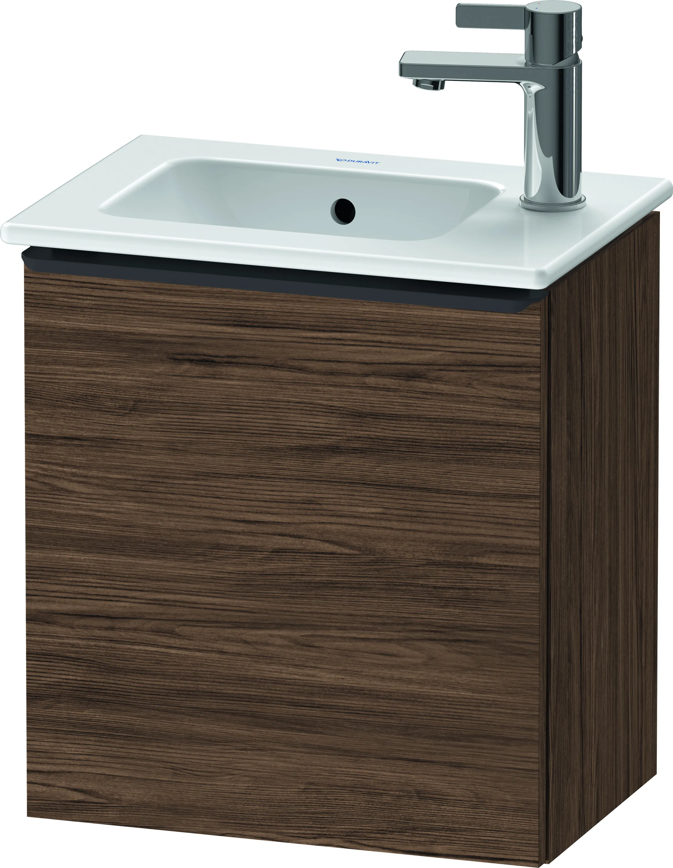 Duravit Waschtischunterschrank wandhängend „D-Neo“ 41 × 44 × 27,4 cm in Nussbaum Dunkel Duravit Waschtischunterschrank wandhängend „D-Neo“ 41 × 44 × 27,4 cm in Nussbaum Dunkel