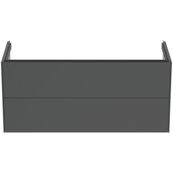 Ideal Standard Waschtischunterschrank „Conca“ 120 × 54,8 × 50,5 cm Anthrazit matt lackiert Ideal Standard Waschtischunterschrank „Conca“ 120 × 54,8 × 50,5 cm Anthrazit matt lackiert