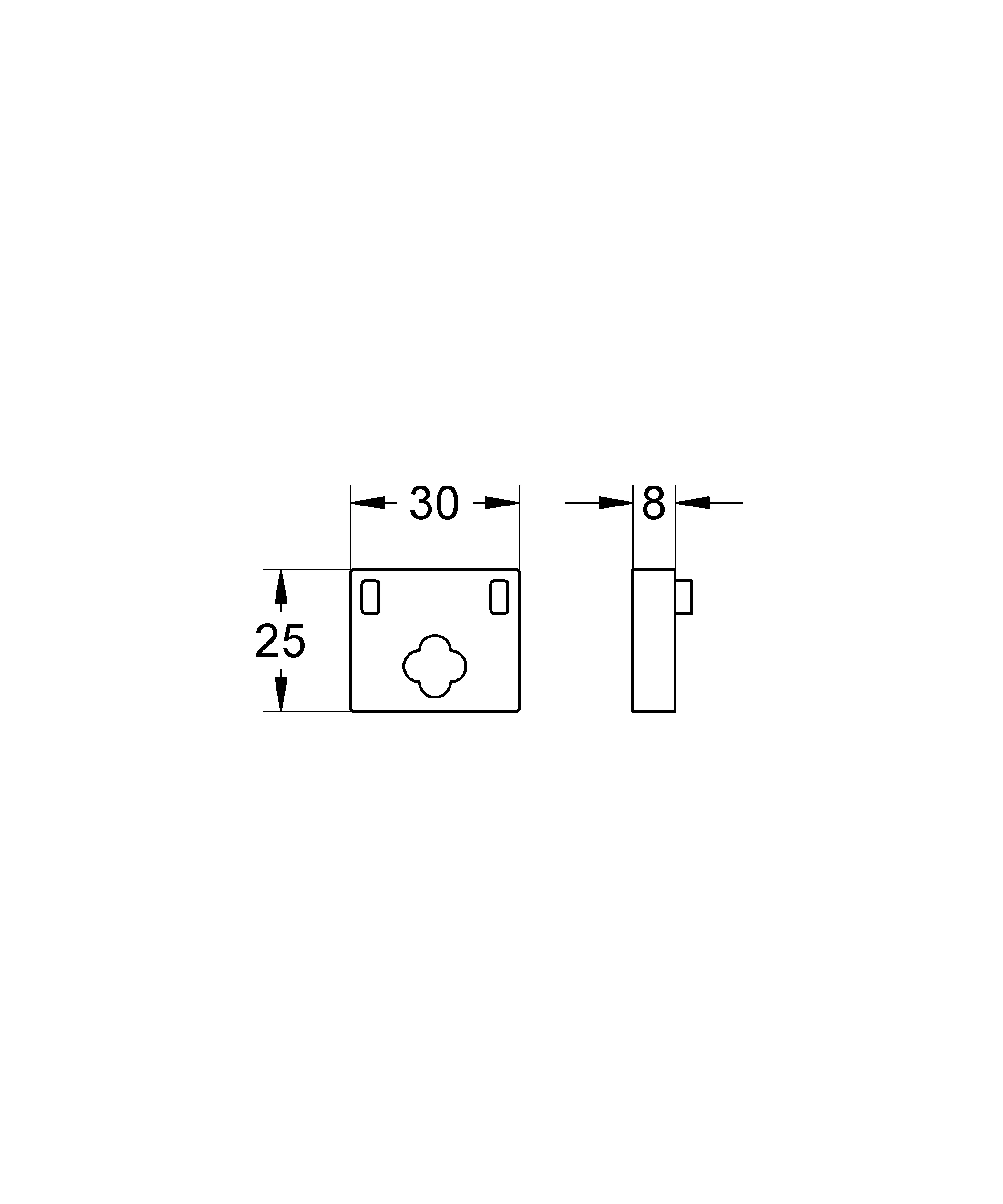 GROHE Ausgleichsscheibe Euphoria Cube 27845