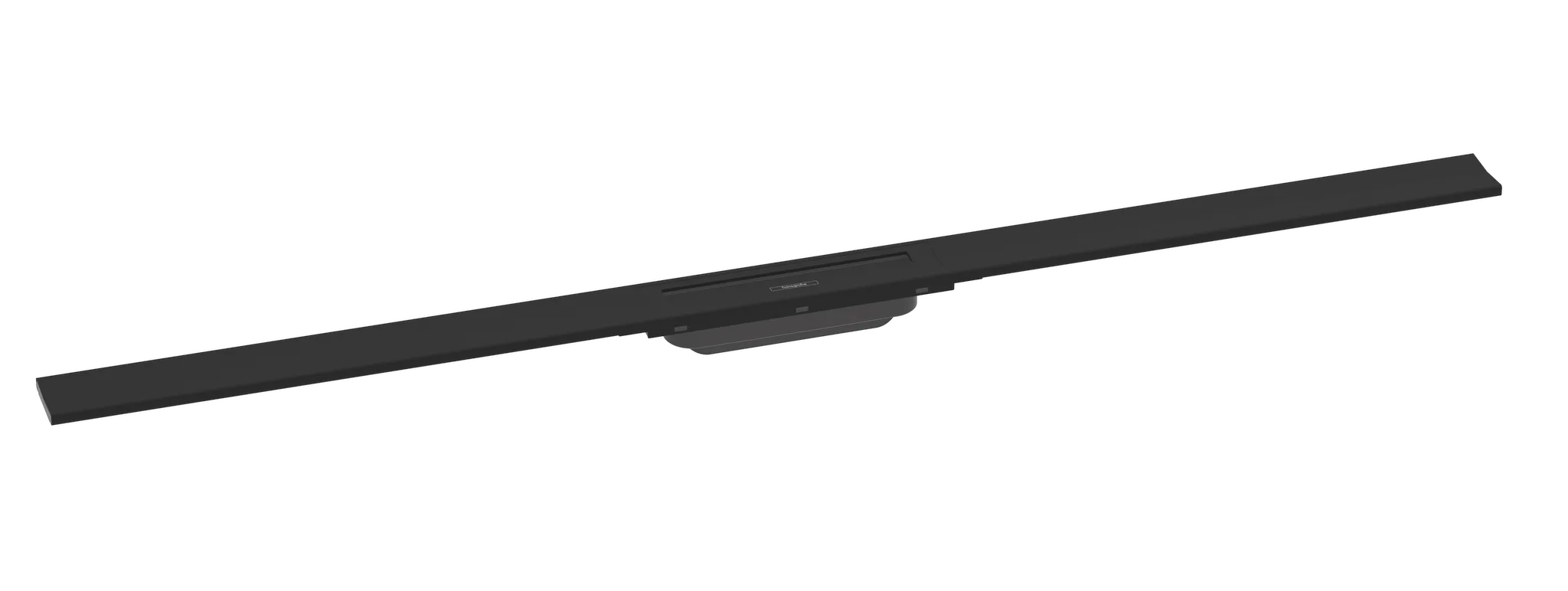 Hansgrohe RainDrain Flex Fertigset Duschrinne 1200 mm, Mattschwarz Hansgrohe RainDrain Flex Fertigset Duschrinne 1200 mm, Mattschwarz