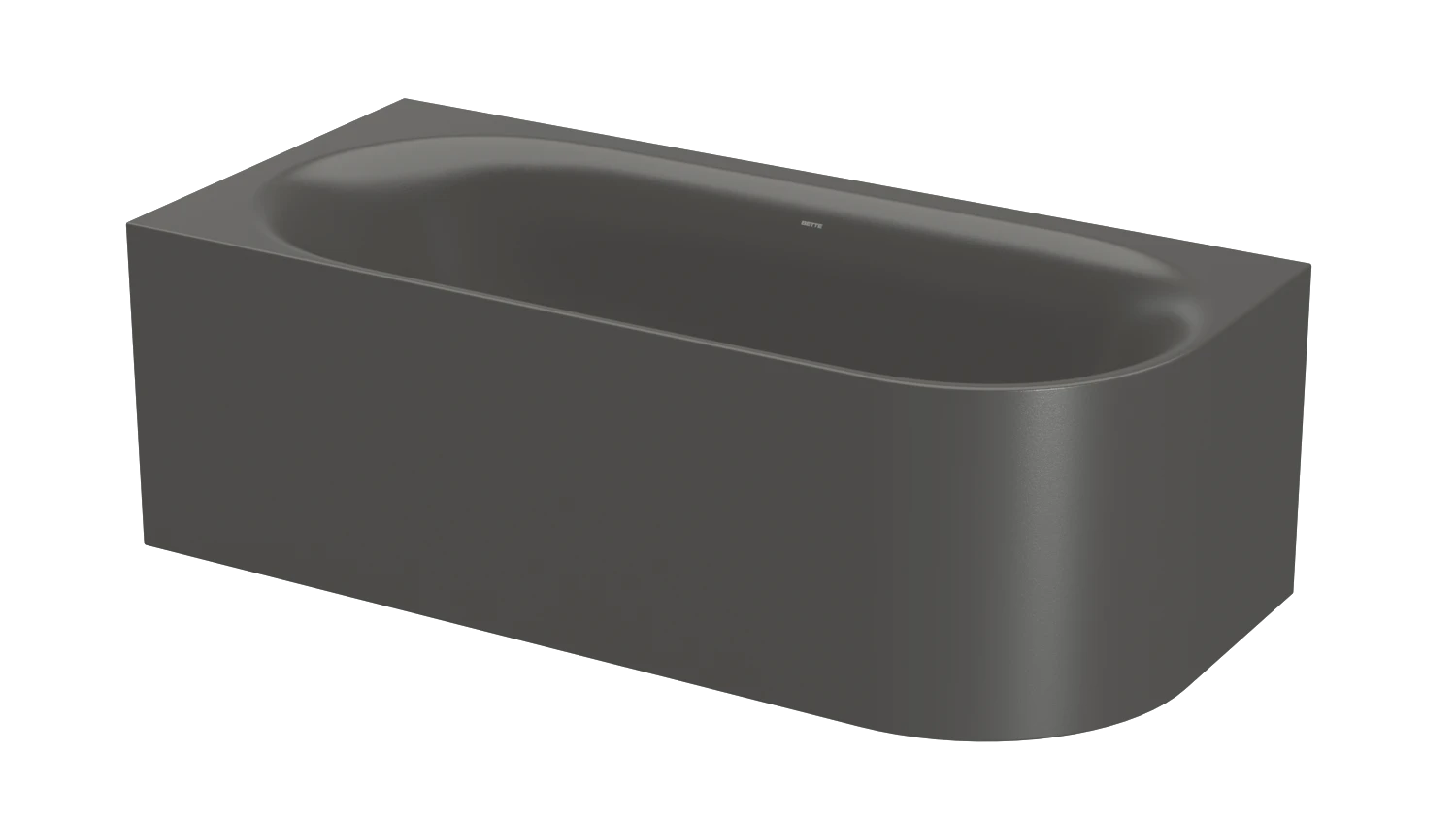Bette oval Badewanne „BetteLux Oval IV Silhouette“ 175 × 80 cm in Anthracite