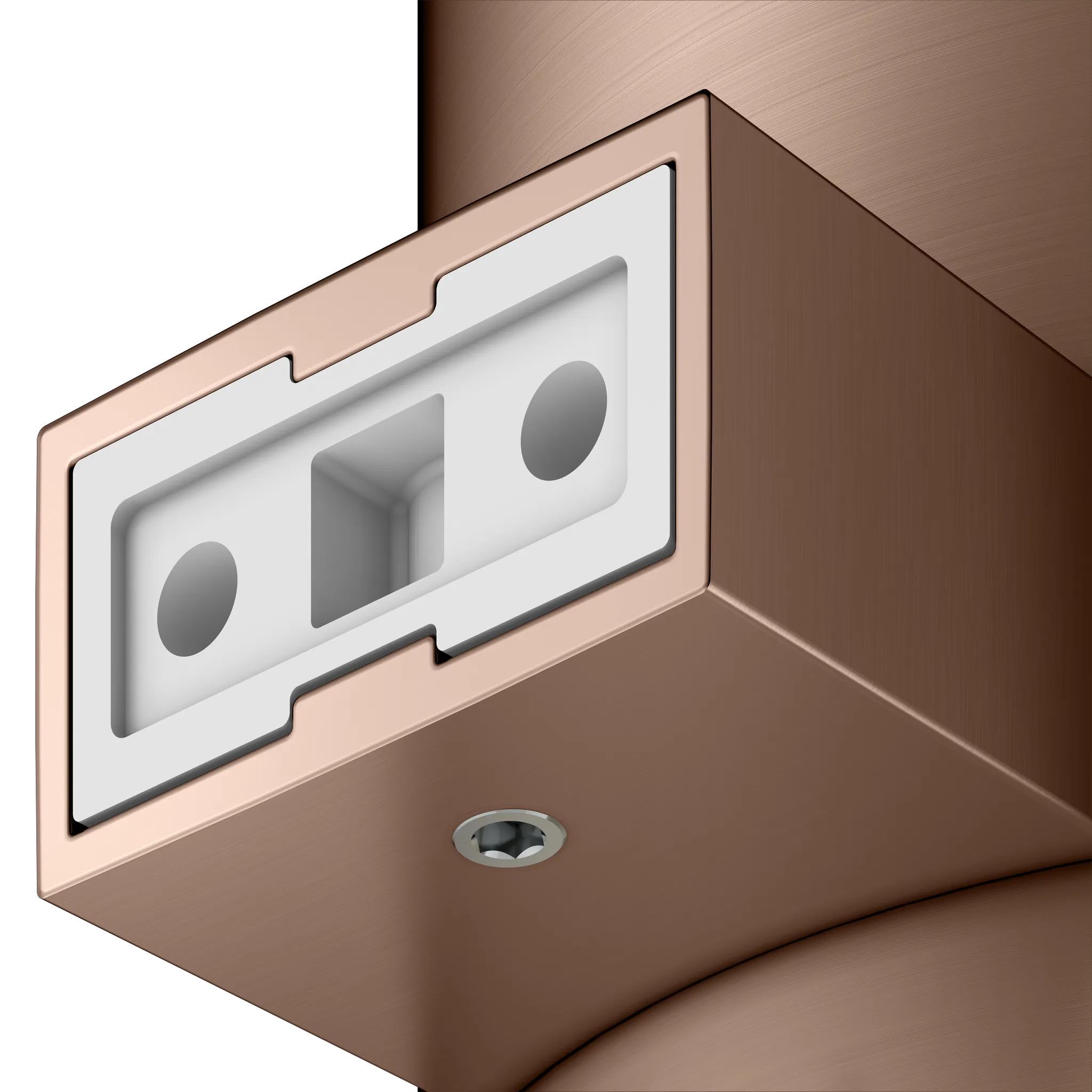 Collection Moll Toilettenbürstengarnitur Rotgold gebürstet / anthrazit Collection Moll Toilettenbürstengarnitur Rotgold gebürstet / anthrazit