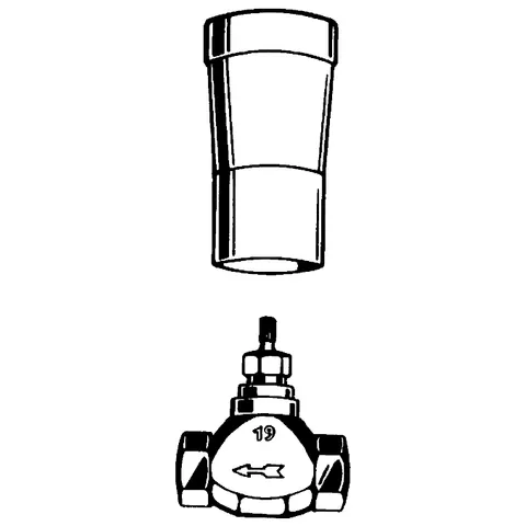 Grohe UP-Ventil-Unterteil 29800 vormont., DN 15, vormont. Oberteil ½, kurze Spindel, Gewindeanschluss ½ Grohe UP-Ventil-Unterteil 29800 vormont., DN 15, vormont. Oberteil ½, kurze Spindel, Gewindeanschluss ½